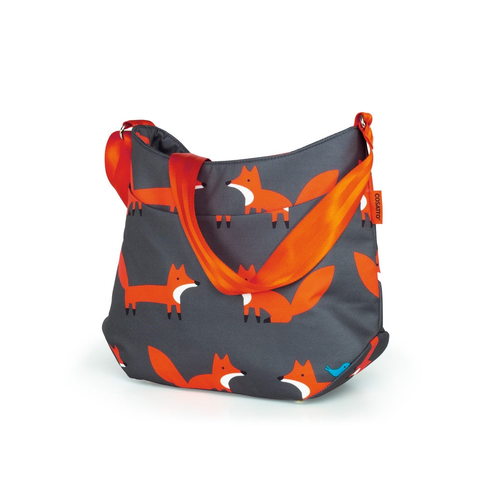 Wickeltasche - Charcoal Mister Fox